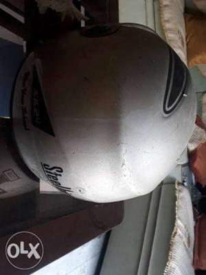 Gray Full-face Motorcycle Helmet