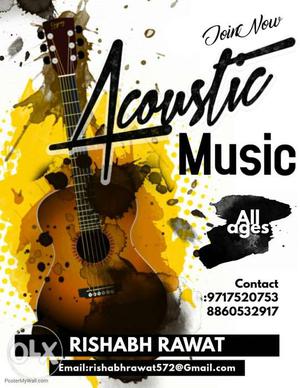 Guitar Home Tuition Available Anywhere In Delhi..