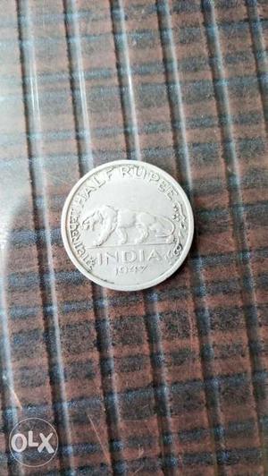 Half rupee  coin for sale