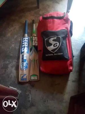Hrs complete cricket kit with 2 Kashmir willow bats