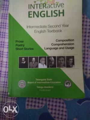 Inter 2nd year telugu academy English text book