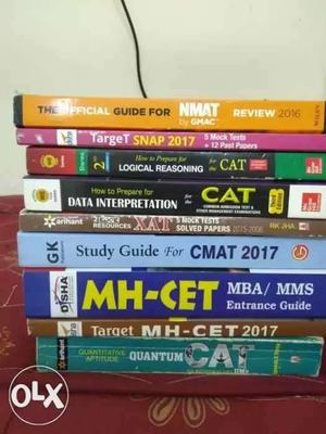 MBA Entrance preparation material.Includes books
