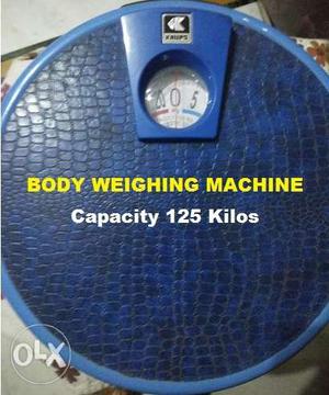 New Body Weighing Machine can weigh up to 125 Kilos