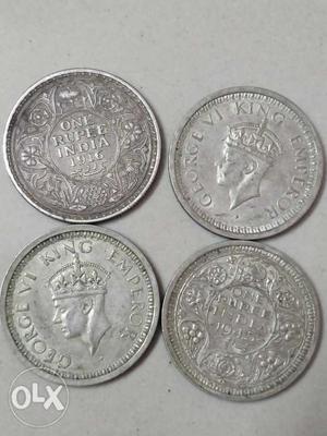 Old one rupee  year before independece