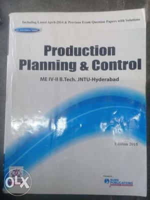 Production planning and control 4-2 (mechanical)