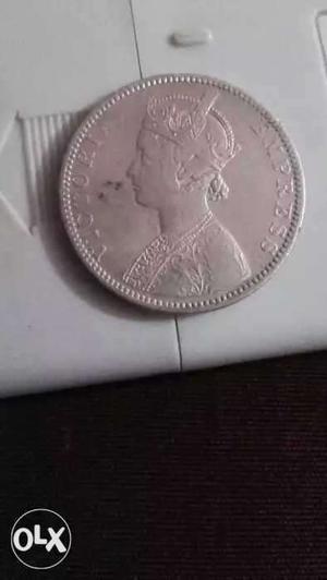 Pure old silver coin