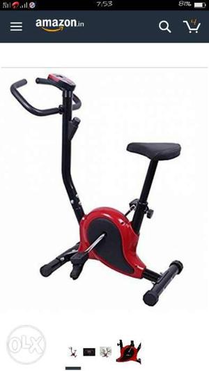 Red And Black gym cycle