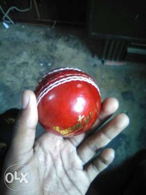 Red leather ball in best quality