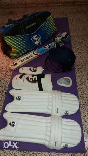 Sg full cricket kit, used only for 1 match.