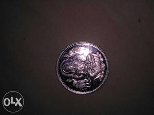 Silver locket or coin. Lakshmi devi coin 10gm for