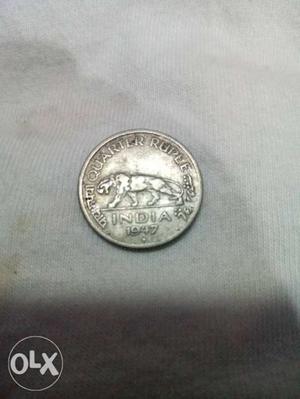 Silver round coin very rate Indian coin