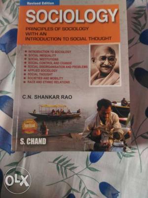 Sociology By C.N. Shankar Rao Book
