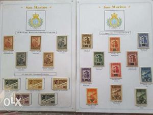 Stamps - Beautiful San Marino Set from the Antonio Silvetti
