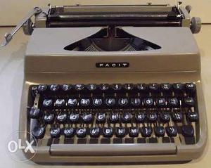 The typewriter is of good condition and quality