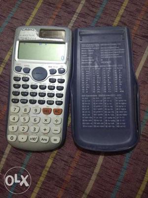 Two Black And Gray Texas Instruments Graphing Calculators