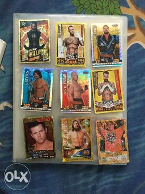 Upto 100 gold slam attax with all 100s of each