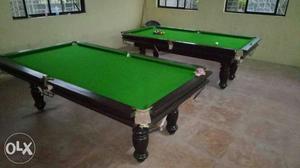Used pool table size 8x4 feet and snooker tables
