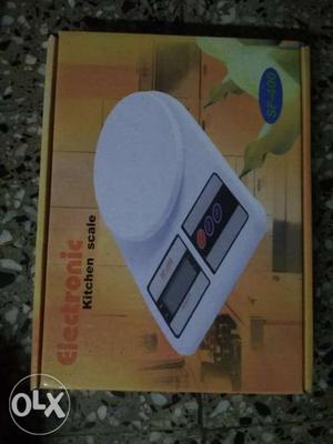 White Electronic Kitchen Scale weight machine