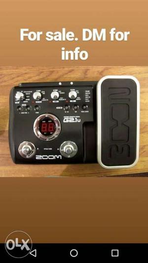 Zoom guitar multi fx pedal for sale. negotiable.