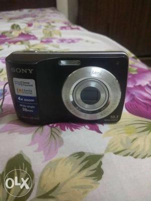 Black And Gray Sony Point-and-shoot Camera