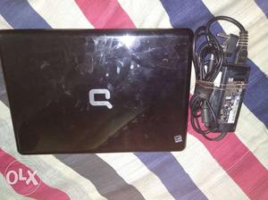 Black Compaq Laptop With Charger