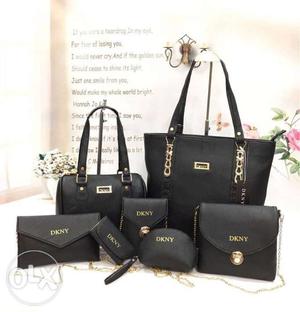 Black DKNY Bag Collection