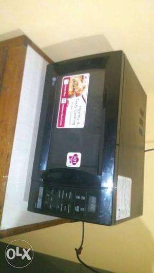 Black LG Digital Microwave Oven