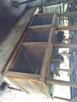 Good condition rabbit carrage wood and net