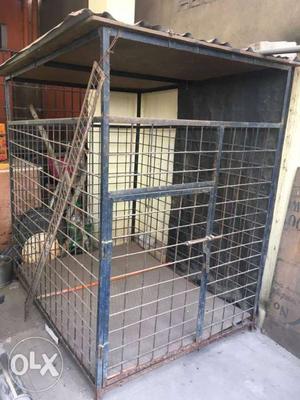 Iron cage suitable for giant breed dogs. very