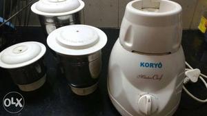 Koryo master chef mixer grinder 3 stainless steel