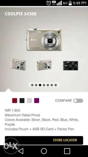 Nikon Coolpix available in 