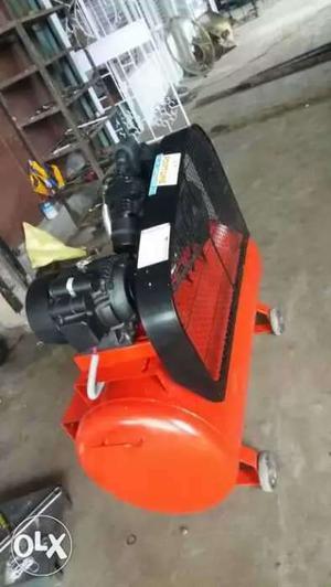 Orange And Black Air Compressor