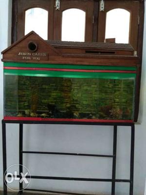Rectangular Brown Fish Tank 