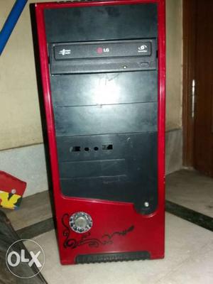 Red And Black Computer