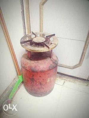 Red Single Burner Gas Cylinder