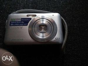 Silver Sony Cyber-shot Camera