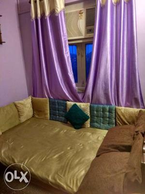 Single bed with mattress no storage good condition