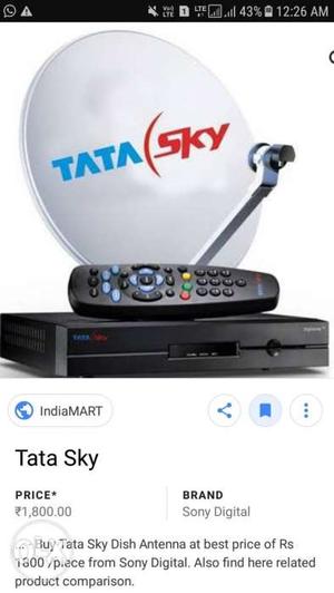 Tata sky dish in excellent working condition only