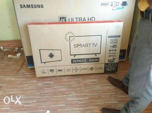 Two Samsung Flat Screen TV Boxes