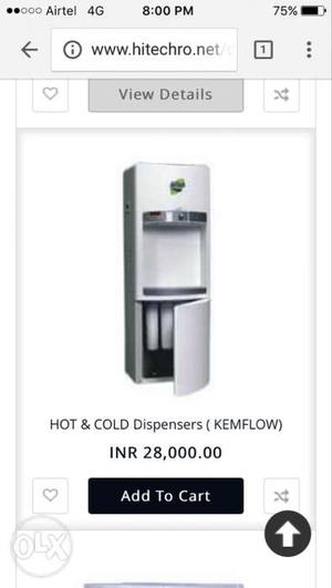 Water cooler hot and cold dispenser and all type