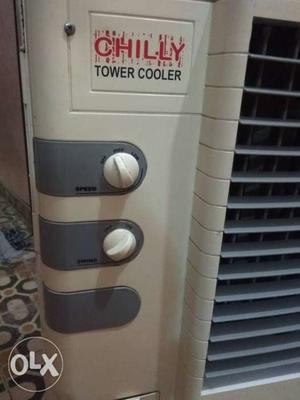 White And Grey Chilly Tower Cooler