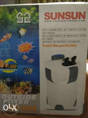 White Sunsun Aquarium Filter Box