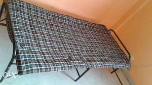 2 mont old new condition folding bed with gadda