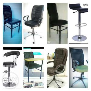 Black Office Chair Collage