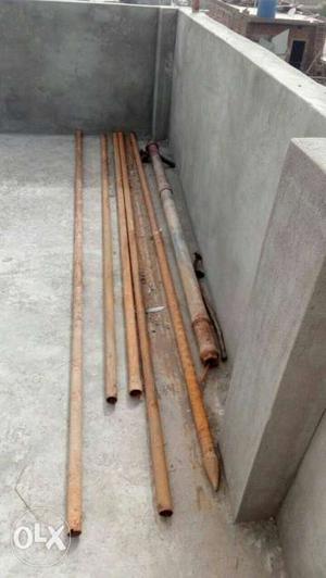Brown Steel Pipes