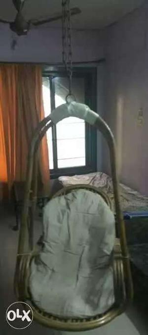 Hanging chair. less use.like new.call