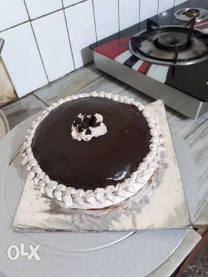 Home made choclate truffle cake