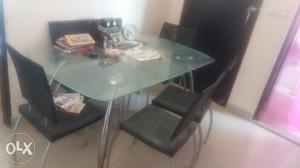Need to sale urgently 6 seater dining table