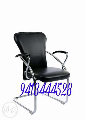 New SS frame visitor office Chair with arm office