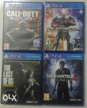 PS4 cds 1. Call of Duty Black OPS 2. Transformers